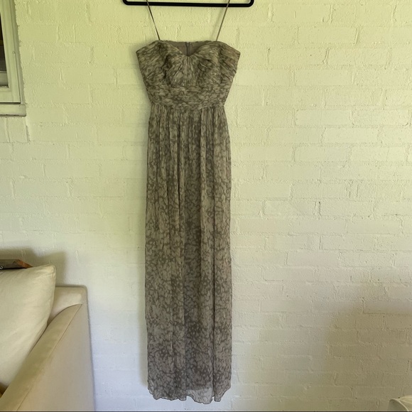 J. Crew Strapless Bridesmaid Dress/Gown - Picture 1 of 6